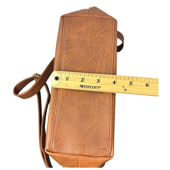 BOC Born Concepts Crossbody Shoulder Bag Brown Faux Leather Boho Festival - Picture 13 of 16